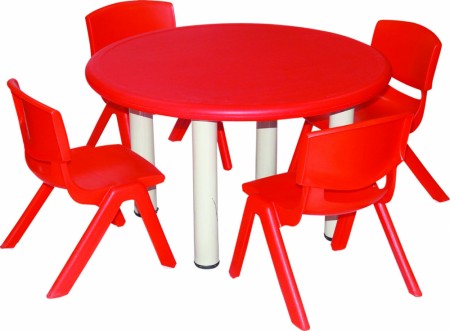 Best Round Table (S) Red - Junior School Furniture Manufacturer in Sirohi