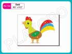 Duck - Wooden Activity Tray in Sirohi